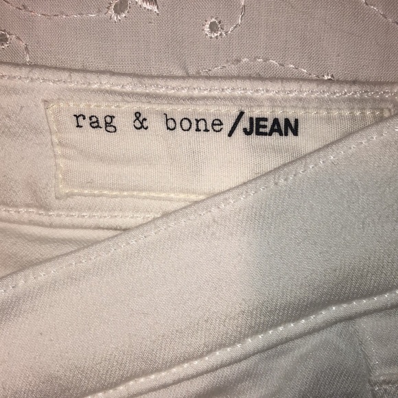 Rag & Bone white bootcut jeans - Picture 3 of 5